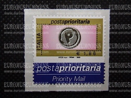 2003 Italia 1,86 euro francobollo Prioritario
