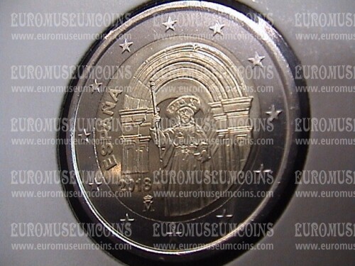 Spagna 2018 Città di Santiago serie Unesco 2 Euro commemorativo