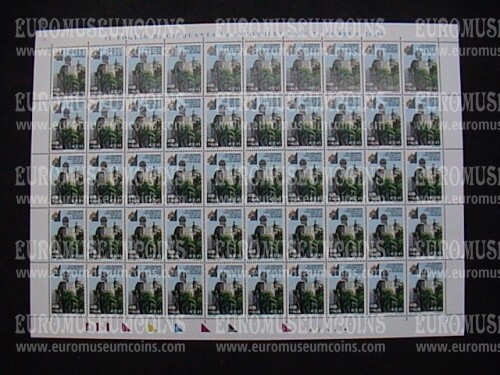 2001 Italia foglio 1700 anni Repubblica di San Marino
