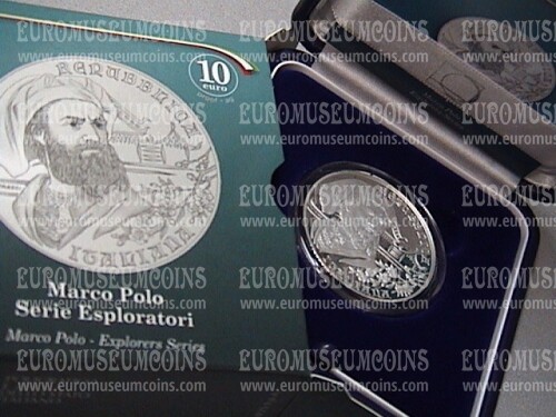 2018 Italia 10 Euro PROOF Marco Polo