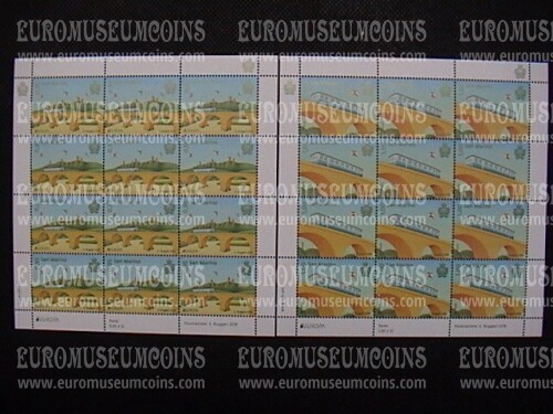 2018 EUROPA CEPT Ponti minifogli SAN MARINO