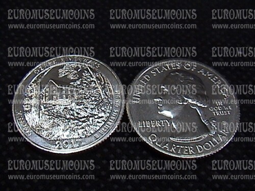 2017 USA Ozark National Scenic Riverways Park - Missouri zecca S quarto di dollaro Parchi
