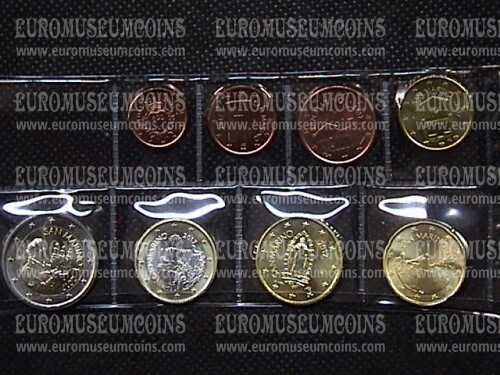 2017 serie completa 8 monete euro San Marino