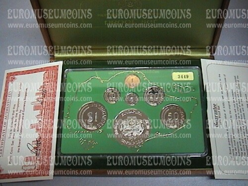 1979 Singapore serie ufficiale PROOF