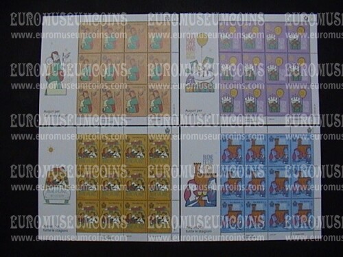 2018 francobolli augurali minifogli SAN MARINO