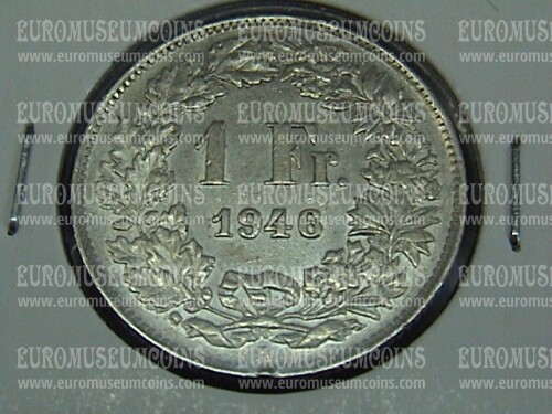 1946 Svizzera 1 Franco  in argento