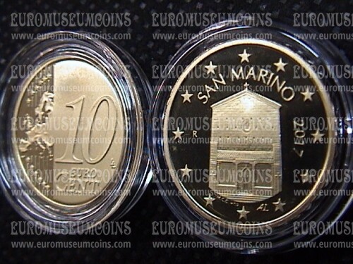 2017 San Marino 10 centesimi di Euro FS proof