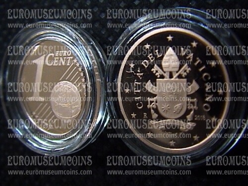 2018 Vaticano 1 eurocent proof da set ufficiale