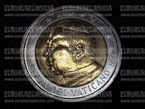 2002 Vaticano 2 euro Papa Giovanni Paolo II da set ufficiale