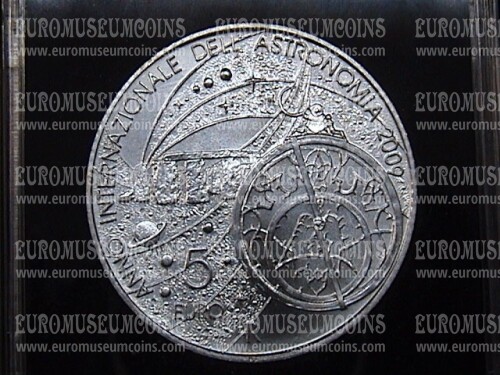 2009 San Marino 5 Euro Astronomia FDC in argento  