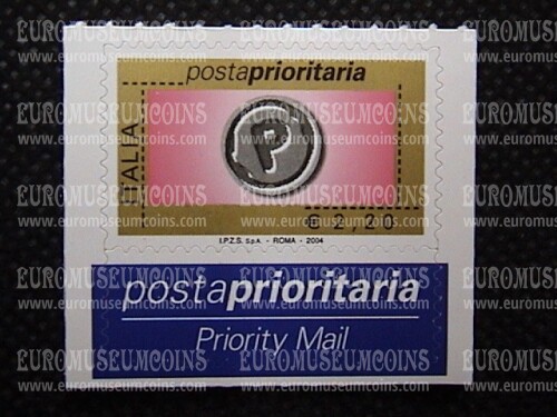 2004 Italia 2,2 euro francobollo Prioritario