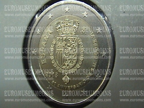 Spagna 2018 Compleanno del Re Filippo 2 Euro commemorativo