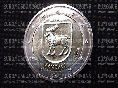 Lettonia 2018 Regioni Zemgale 2 Euro commemorativo