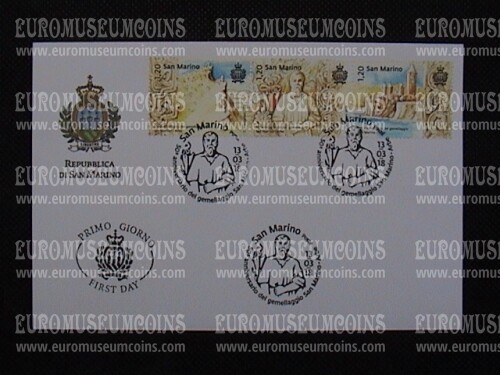 2018 FDC 50° RSM - ARBE SAN MARINO 3v