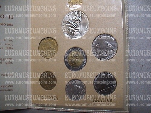 1985 Vaticano monete singole FDC Anno VII - 7
