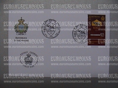 2017 FDC AS Roma Calcio San Marino 1v tipo B