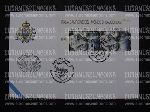 2006 FDC ITALIA Campione del Mondo San Marino