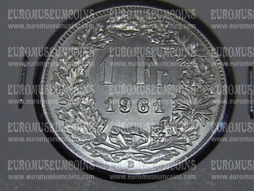 1961 Svizzera 1 Franco  in argento