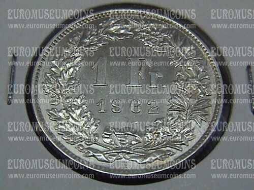 1962 Svizzera 1 Franco  in argento