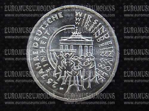 2016 Germania 25° Riunificazione 25 Euro FDC in argento 