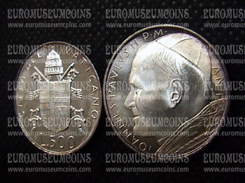 1979 Vaticano 500 Lire Anno I in argento