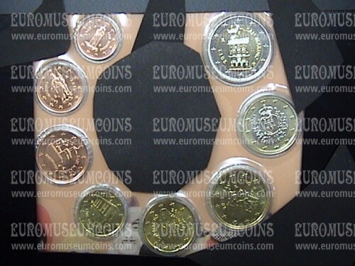 2013 serie completa 8 monete euro San Marino