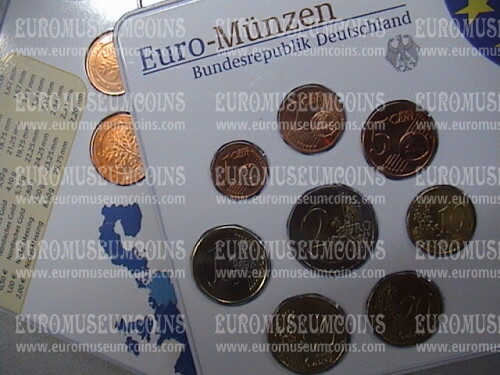 2004 Germania serie divisionale in confezione ufficiale FDC Zecca J