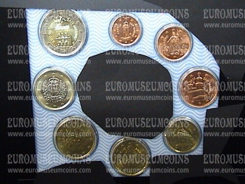 2005 serie completa 8 monete euro San Marino