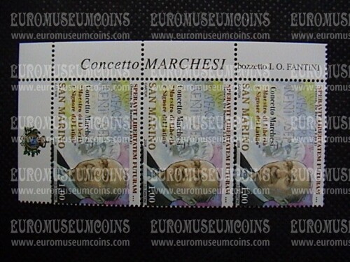 2008 San Marino : Concetto Marchesi ( francobolli con Stemma RSM )