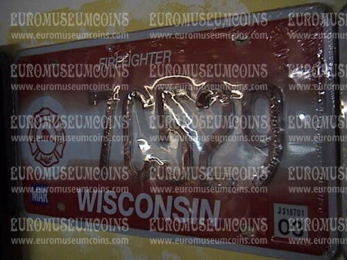 Stati Uniti d' America Wisconsin Targa auto da collezione 