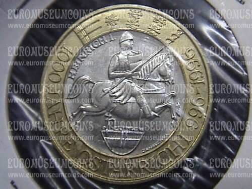 1996 Austria 50 scellini bimetallico millenario