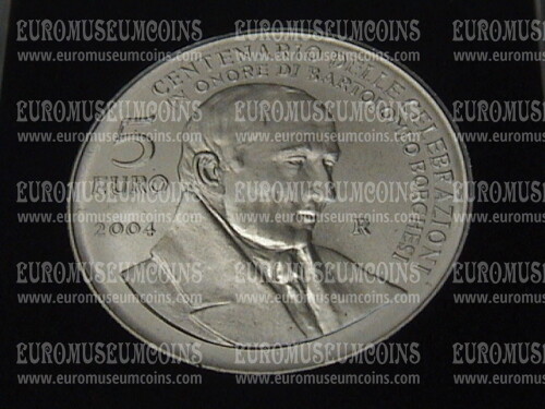 2004 San Marino 5 Euro Borghesi FDC in argento  