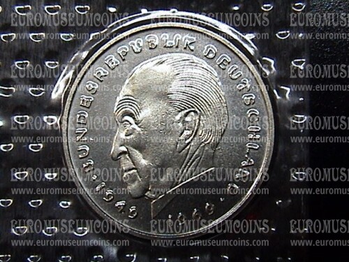 1979 Germania 2 Marchi Konrad Adenauer zecca F