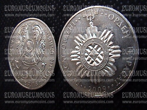 2009 Kazakistan 50 Tenge Parassat Medal Insigna