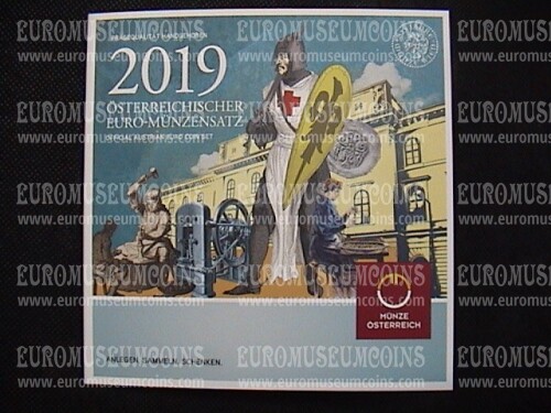 2019 Austria divisionale FDC  in confezione ufficiale