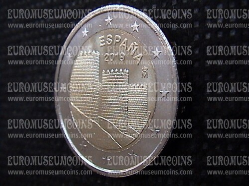 Spagna 2019 Muraglia di Avila 2 Euro commemorativo