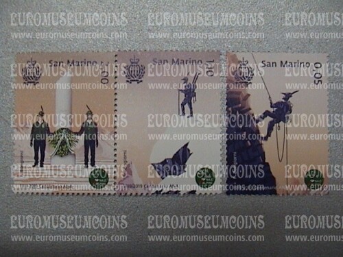 2019 centenario associazione nazionale alpini SAN MARINO serie completa 3v