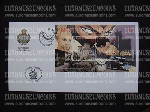 2019 Comics Festival San Marino Diabolik busta FDC