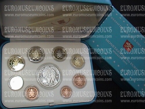 2019 Vaticano divisionale Proof in cofanetto ufficiale 