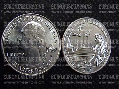 2019 USA American memorial Park - N. Mariana Islands zecca D quarti di dollaro Parchi