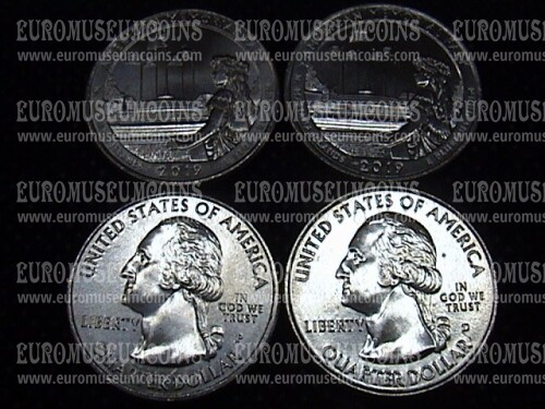 2019 USA American memorial Park - N. Mariana Islands zecca P D quarti di dollaro Parchi