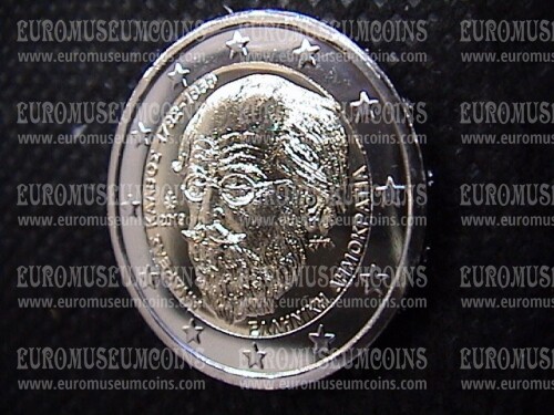 Grecia 2019 Andreas Kalvos 2 Euro commemorativo
