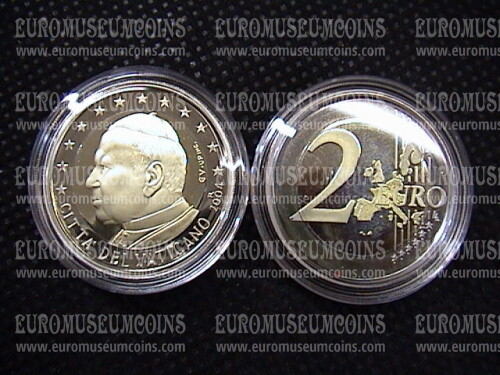 2004 Vaticano 2 EURO proof da set ufficiale
