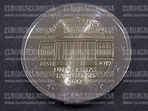 Estonia 2019 Centenario Università Tartu ' 2 Euro commemorativo