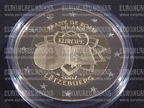 Lussemburgo 2007 Trattati di Roma 2 Euro commemorativo Proof