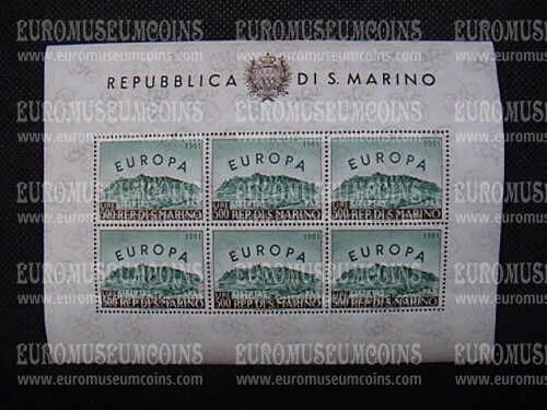 1961 foglietto BF34 SAN MARINO Europa