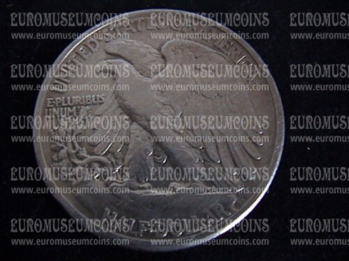 1942 Stati Uniti half dollar Walking Liberty in argento