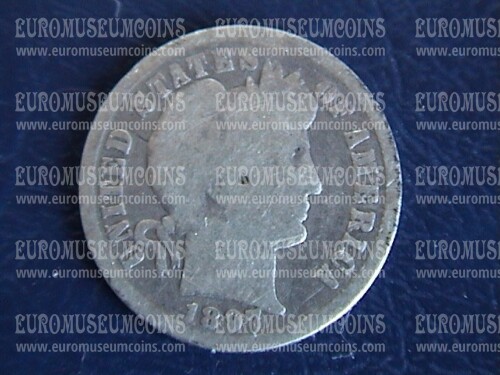 1897 Stati Uniti Barber dime in argento