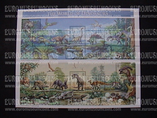 USA 1997 minifoglio DINOSAURI