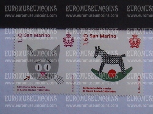 2020 San Marino Gianni Rodari 2 valori